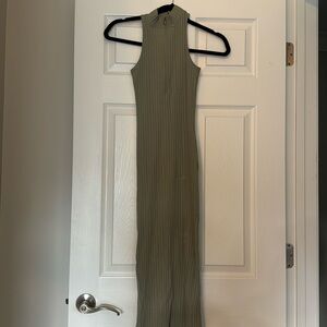 H&M ribbed midi dress